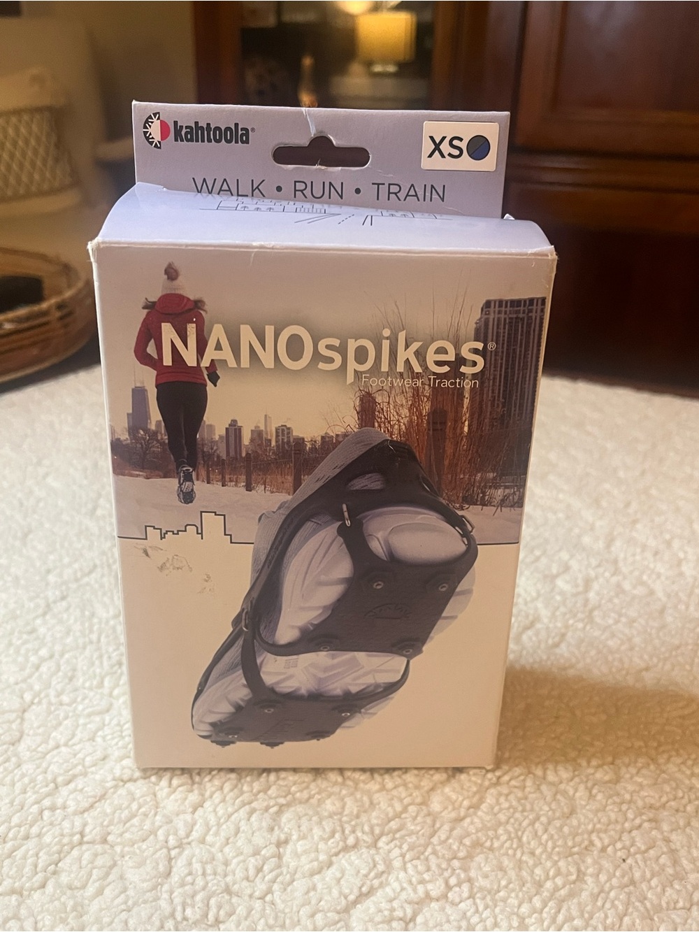 Kahtoola NANOspikes XS Ice Traction Cleats Walk Run Train NIB